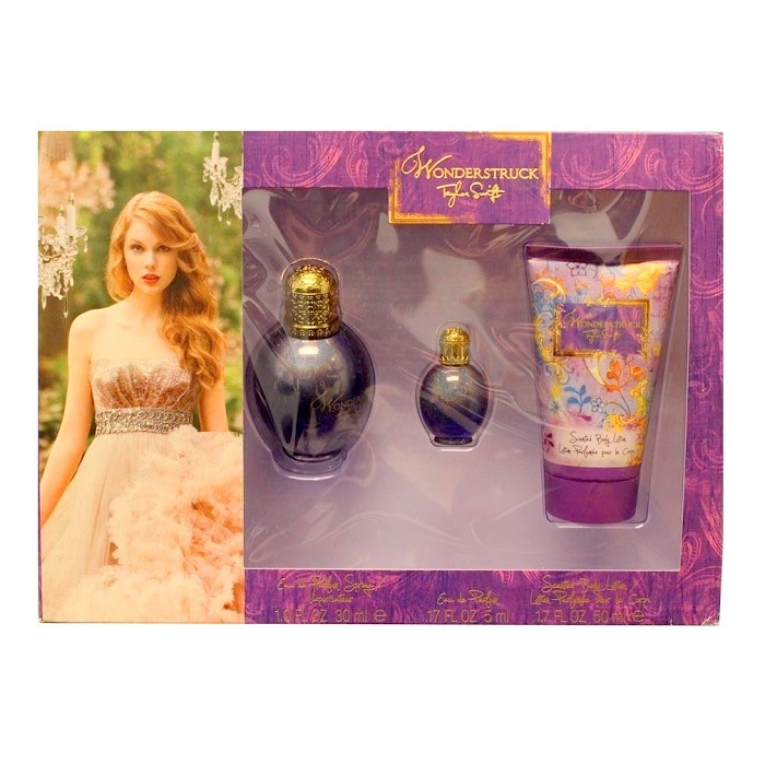 Wonderstruck Perfume Gift Sets for women - 3.4oz Eau De Parfum Spray, 3.4oz Body Lotion, & 0.5oz Eau De Parfum Spray
